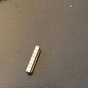 KEEP Collective Silver Pavé April Birthstone Charm